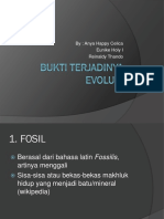 Bukti Terjadinya Evolusi