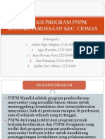 Evaluasi Program PNPM Mandiri Perdesaan Kec Ciomas
