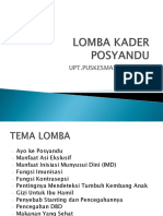 Lomba Kader Posyandu