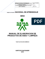 MANUAL PRODUCTOS DE ASEO Y LIMPIEZA - SERVICIO NACIONAL DE APRENDIZAJE (SENA).pdf