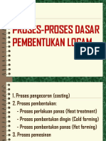 Proses Dasar Pembentukan Logam