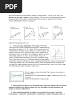 Heteroscedasticity Notes