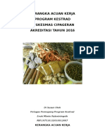 Kerangka Acuan Kerja Program Kestrad Puskesmas Cipageran Akreditasi Tahun 2016 Di Susun Oleh Petugas Pemegang Program Kestrad Enok Mimin Rukminingsih Nip Kerangka Acuan Kerja Program