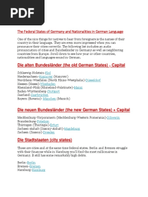 Name of Countries With Artikel