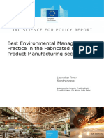 Best Environmental Management Practice in The Fabricated Metal Product Manufacturing Sector