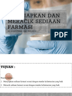 Menyiapkan Dan Meracik Sediaan Farmasi