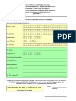 New Form Registrasi Dan Surat Keterangan STR