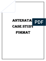 Antenatal Case Study