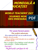 Ziua Mondiala A Educatiei