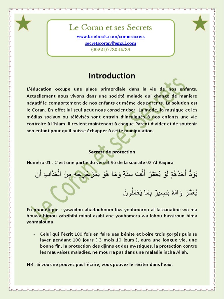 Pour Nos Enfants Pdf Textes Medievaux En Arabe Coran