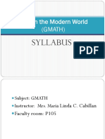 Syllabus GMATH