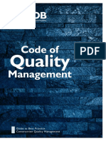 CIOB Code of Quality Management