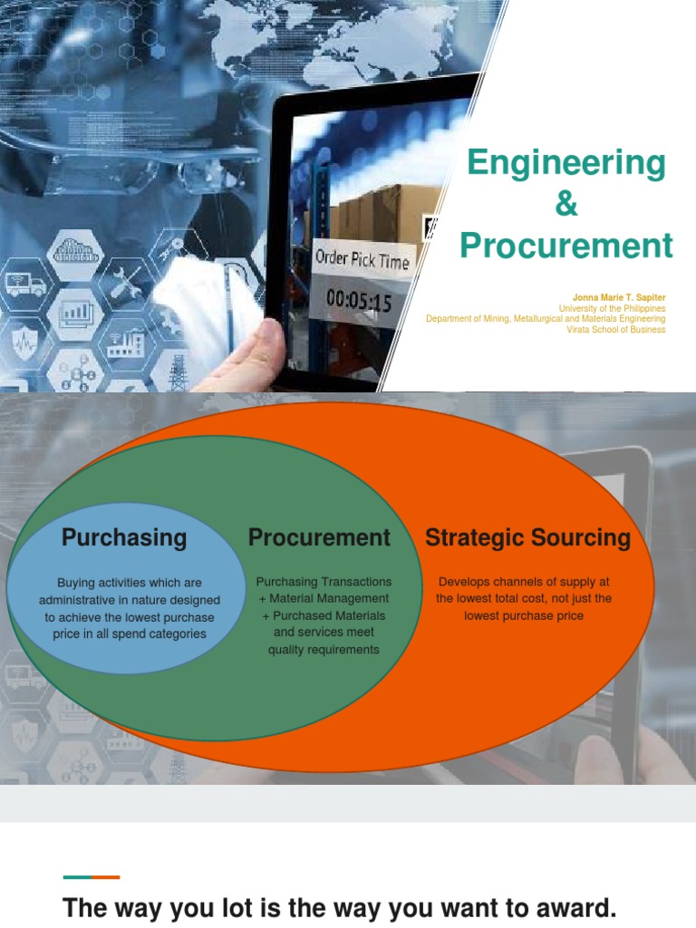 Engineering Procurement Strategies | PDF | Procurement | Economies