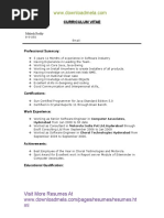 Senior Java Developer Resume | PDF | Java Server Pages | Java Platform