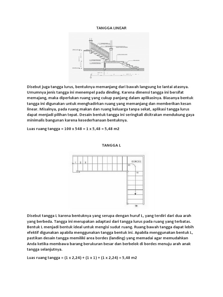 Jenis-Jenis Tangga dan Fungsinya | PDF | Seni | Griya & Taman