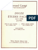 Caratgé, 12 Études Faciles PDF