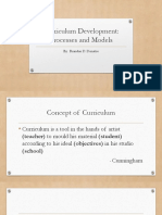 Curriculum Development Processes and Models
