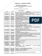 Academic Calender 2018 19