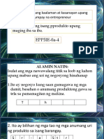 Mga Negosyong Maaaring Pagkakitaan Sa Tahanan at Pamayanan