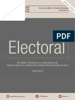 Justicia electoral de la CABA 1999-2019