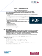 COBIT 5 Assessor Course PDF