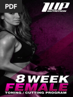 8 Week Female Toning - Cutting Program PDF