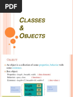 Classes and Objects