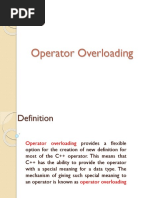 Operator Overloading