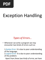 Exception Handling