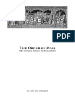 Ordinary Form Order of Mass Draft 3 PDF
