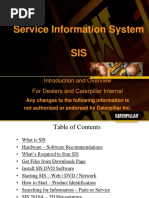 Caterpillar SIS Basics Instucions