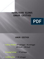 Penilaian Umur Gestasi