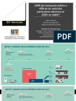 Transporte público y vehículos particulares eléctricos en Chile: ¿Es viable el 100% y 40% respectivamente para 2050
