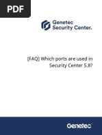 FAQ SecurityCenterPorts5.8