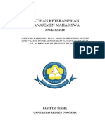 LATIHAN KETERAMPILAN MANAJEMEN MAHASISWA (LKMM) 2019 (Terms of Reference)