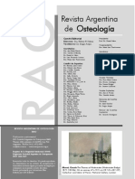 Revista Argentina de Osteologia