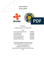 Demam Tifoid - Minggu 8 RS USU PDF