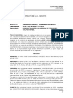 DEMANDA DE MI PENSION ULTIMA REFORMA