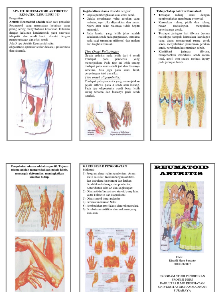 LEAFLET Rheumatoid Arthritis PDF