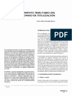 TRATAMIENTO TRIBUTARIO DEL FIDEICOMISO DE TITULIZACIÓN