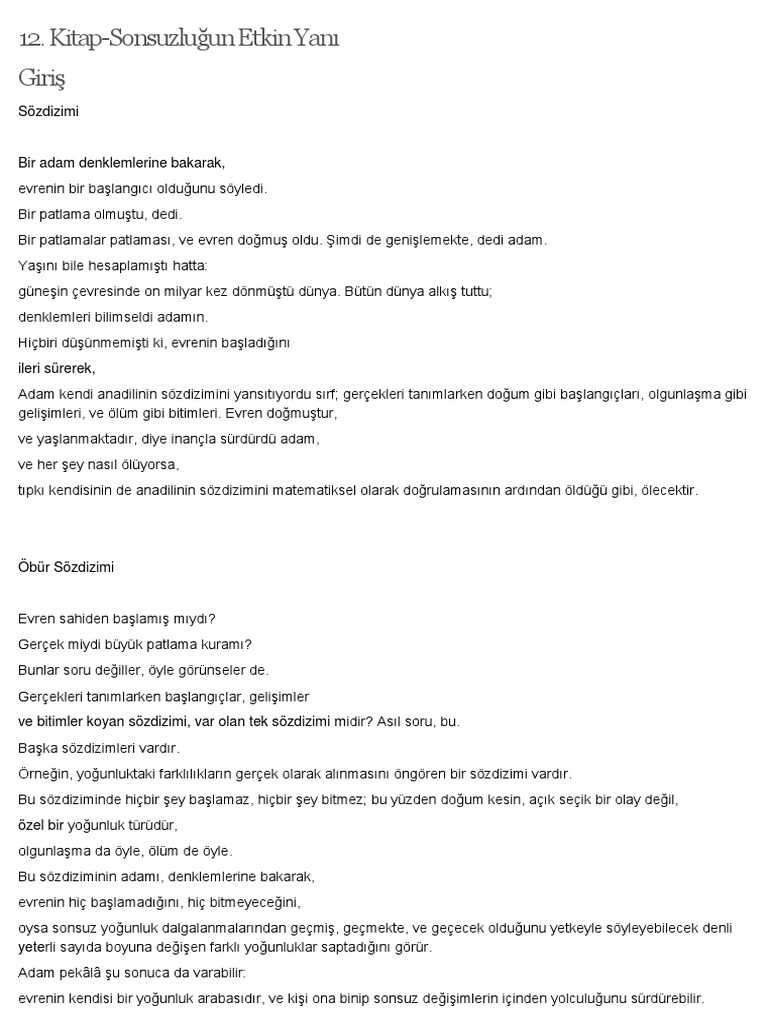 kitap sonsuzlugun etkin yan sami pdf