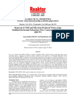 Removal of COD NH3 From Produced Water Using Modif