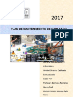 Plan de Mantenimiento de Cableado