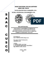 Tesis Estabilidad de Taludes en Macizo Rocoso en La Carretera HHC-2017 PDF