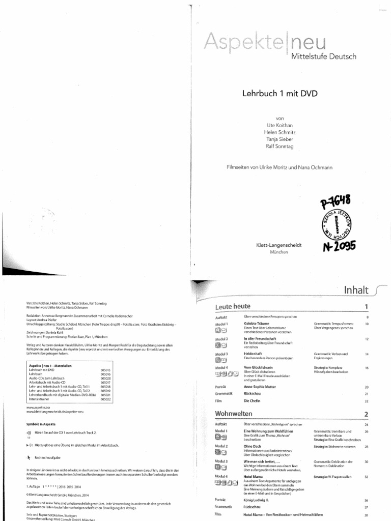 Aspekte Neu B1 Plus Pdf Download