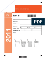 SATS KS2 2011 Science Test B PDF