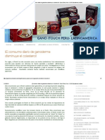 ¡El consumo diario de ganoderma disminuye el colesterol! - Gano iTouch Peru - PIOIR Ganoderma Lucidum.pdf