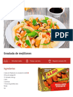 Ensalada de Mejillones - Conservas Albo