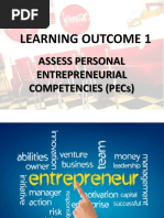 Personal Entreprenuerial Competencies