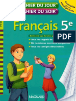 Randanne F Cahier Du Jour Cahier Du Soir Francais 5e PDF